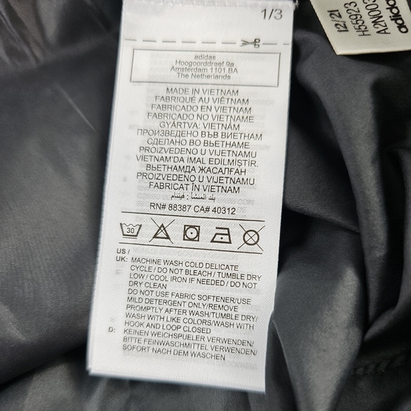 adidas Terrex Made To Be Remade Wind Anorak Men's Hiking Black Jacket - Picture 9 of 10